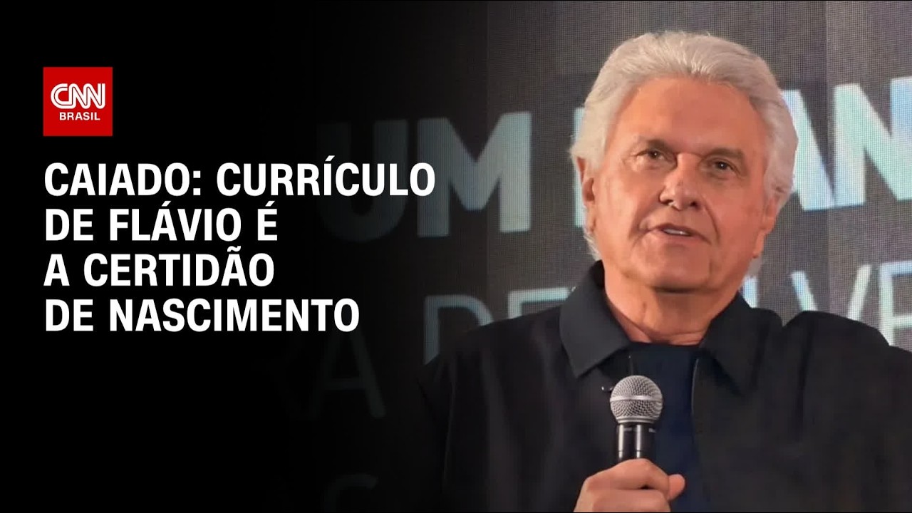 Eleições 2026: Currículo de Flávio Bolsonaro é a certidão de nascimento, diz Caiado | HORA H