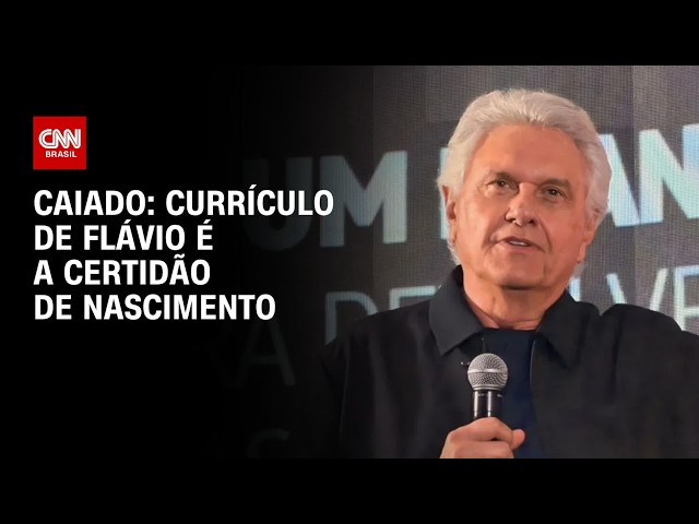 Eleições 2026: Currículo de Flávio Bolsonaro é a certidão de nascimento, diz Caiado | HORA H