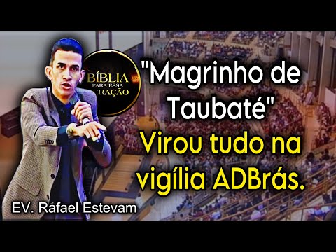 EV Rafael Estevam trouxe uma pregação sobre Simão Cirineu na Vigília da ADBrás e impactou a multidão