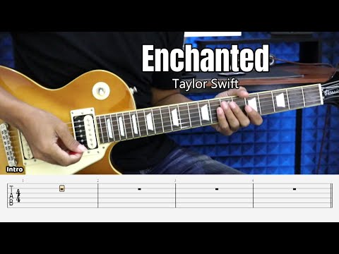 Enchanted - Taylor Swift - Guitar Instrumental Cover + Tab