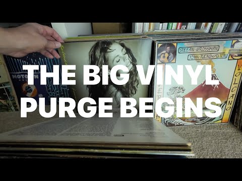THE BIG VINYL PURGE BEGINS - A VINYL TAG INSPIRATION #vinylcommunity