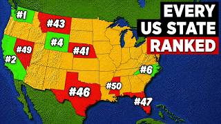 Every US State Ranked WORST to BEST for Tourists