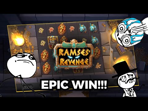 EPIC WIN ON RAMSES REVENGE SLOT!