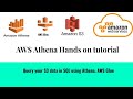 AWS Athena Tutorial How To Query S3 Data Using SQL AWS Athena AWS Glue