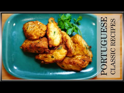 Portuguese Fish Cakes Recipe / Receita de Pasteis de Bacalhau