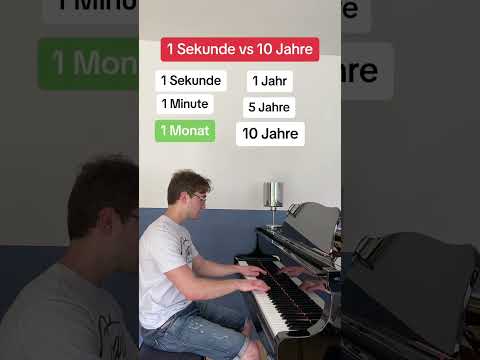1 Sekunde vs 10 Jahre Klavier spielen 🎹💛