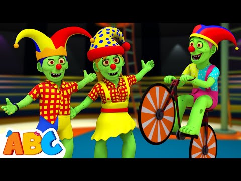 🧟Crazy Zombie Family In A Spooky CIRCUS 🤡by @AllBabiesChannel | NEW 3D Halloween Songs for Kids