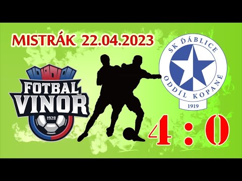 FK VINOŘ 1928 z.s. - SK ĎÁBLICE z.s. "B" (22.04.2023)