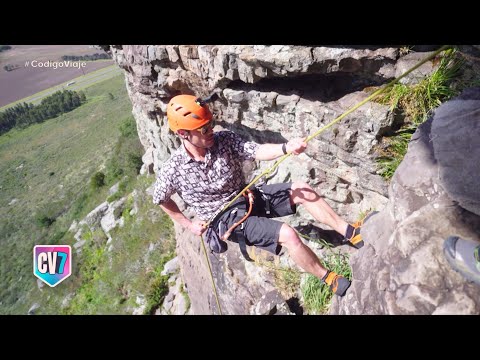 Tomás Fonzi se animó a escalar en Sierra La Vigilancia - Balcarce | Código Viaje 2026