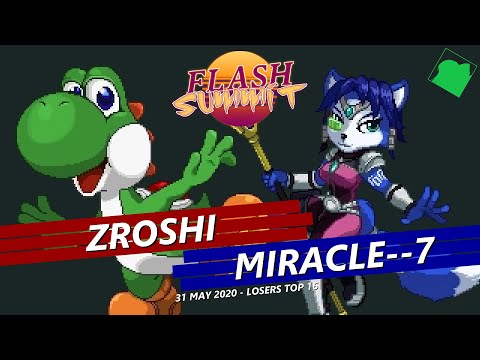 zRoshi (Yoshi) vs Miracle--7 (Krystal) - Losers Top 16 - Flash Summit