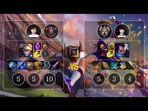 DWG Nuclear Ezreal vs Ghost Yasuo Bot - KR GrandMaster Patch 10.11