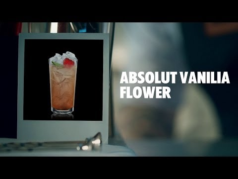 ABSOLUT VANILIA FLOWER DRINK RECIPE - HOW TO MIX