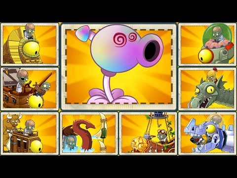 Plants vs Zombies 2 Mod Final Boss vs Hypno-shroom BOOST: All Zomboss Fight!