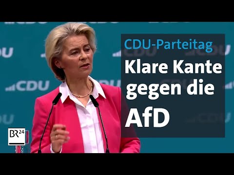 CDU party conference: A clear stance against the AfD | BR24
