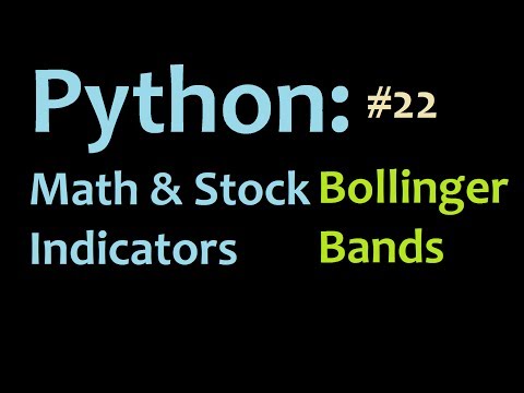 Python Bollinger Bands 1 Programming in Python and Graphing in Matplotlib