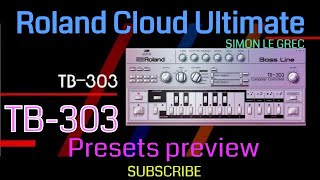 Video thumbnail for Roland Cloud | TB 303 | Presets preview by Simon Le Grec