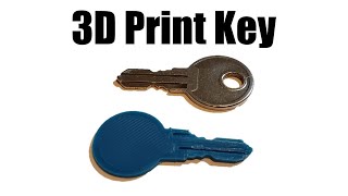 3D Printed Key