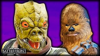 When Chewbacca Meets Bossk - STAR WARS Battlefront Machinima Film