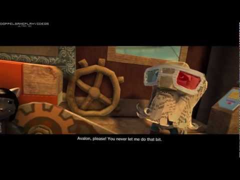 LittleBigPlanet 2 Walkthrough #1 - DaVinci's Hideout - Intro, Let's get you a Match Fit [ACED]