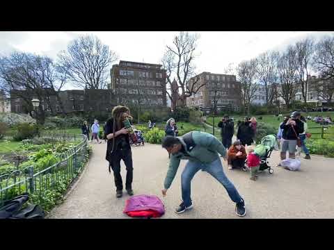Such a beautiful sound. Lodi aka ilodica playing Melodica. Busking in Brighton Pavilion gardens.