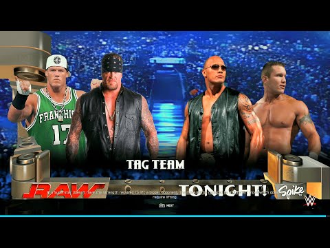 WWE 2K25 - Cena/Taker vs. Rock/Orton - The Ultimate Tag Team Clash
