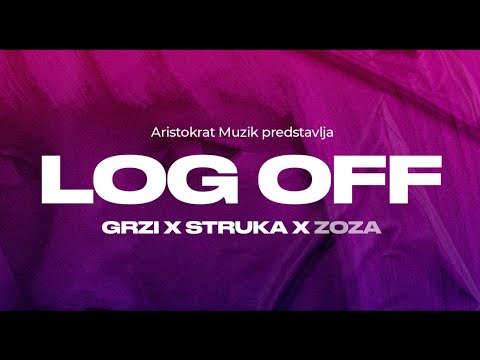 Grzi X Struka X Zoza - Log Off (Lyrics Video)