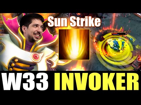 EPIC SUN STRIKE - Remember W33 playing INVOKER for PAIN vs TEAM SECRET in The International 8