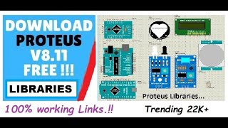 Learn How to Add Free Libraries in Proteus 8 Software | Expand Your Design Arsena🦾