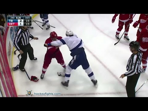 Brian Boyle vs Steve Ott