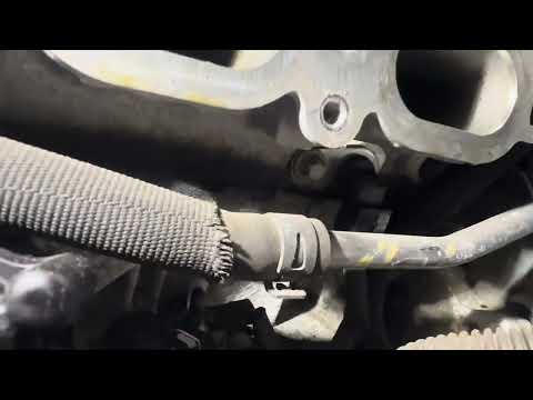 2016-2019 Infiniti Q50 2.0L coolant temperature sensor location.