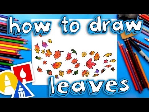 How To Draw Leaves Blowing In The Wind - YouTube