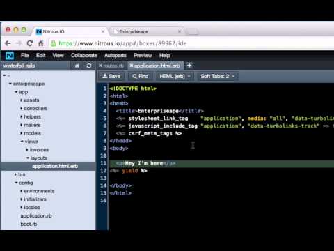Integrating a Navigation Bar into a Ruby on Rails Application