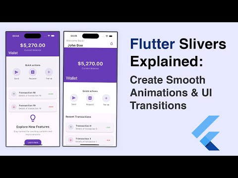 Mastering Slivers in Flutter: Dynamic Scroll Effects & UI Design | Flutter Slivers Tutorial