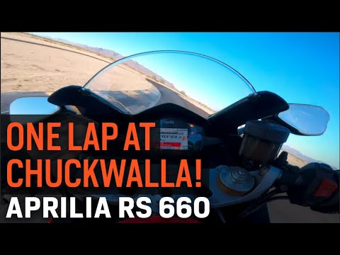 Aprilia RS 660 - One Lap at Chuckwalla Valley Raceway!