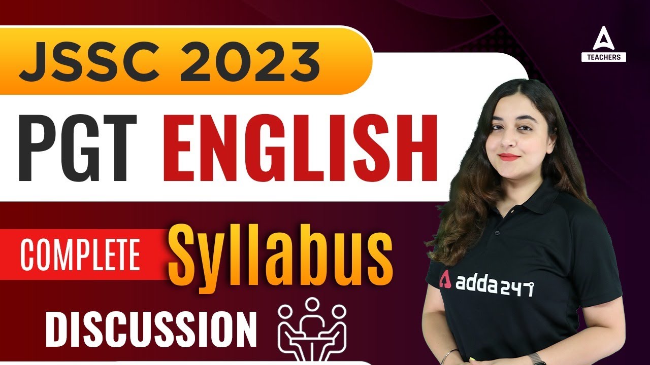 Watch video Jharkhand PGT Syllabus 2023 | Jharkhand PGT English Syllabus 2023 | JSSC PGT English Syllabus 2023 Now Jharkhand PGT Syllabus 2023 | Jharkhand PGT English Syllabus 2023 | JSSC PGT English Syllabus 2023