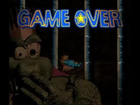 Kiddy Kong's Challenge (New Donkey Kong Country-like fan game 2024) - Scary Game Over Screen by me