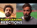 Mo Salah's emotional reaction to Jurgen Klopp leaving Liverpool