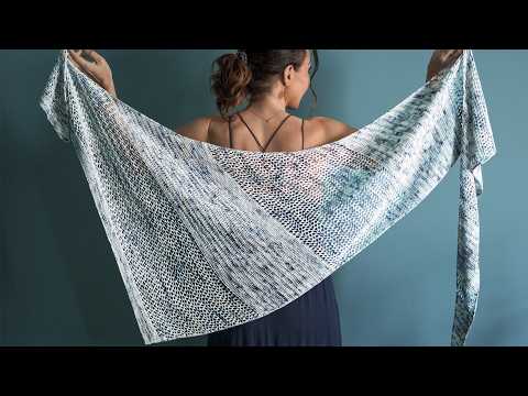 Too Easy! How to Knit Lace For Beginners - Make the Stunning Pranayama Shawl Pattern!