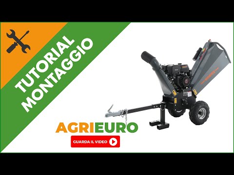 Biotrituratore a scoppio Wortex D420/120L-E: montaggio