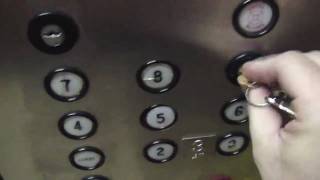 preview picture of video 'Dover Traction service elevator @ The Holiday Inn Select Lynchburg VA'