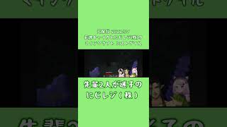 先輩2人が迷子のにじレジ（株）《花畑チャイカ/椎名唯華/夜見れな/にじさんじ》#shorts #にじさんじ #花畑チャイカ #チャイカデラックス #椎名唯華 #夜見れな #にじレジ株 #マイクラ