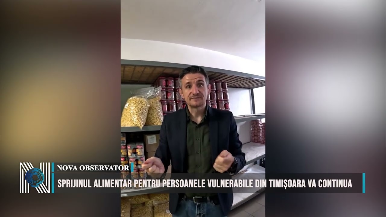 Sprijinul alimentar pentru persoanele vulnerabile din Timișoara va continua