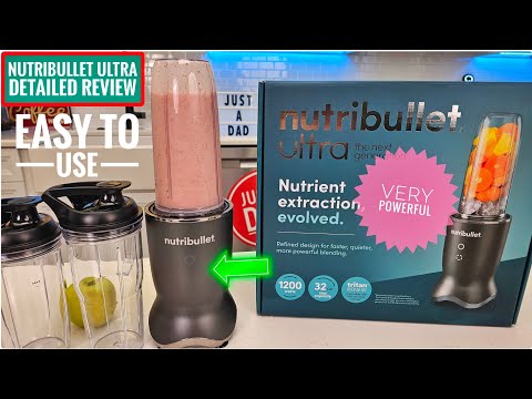NEW! Nutribullet Ultra Blender Review & How To Make a Smoothie
