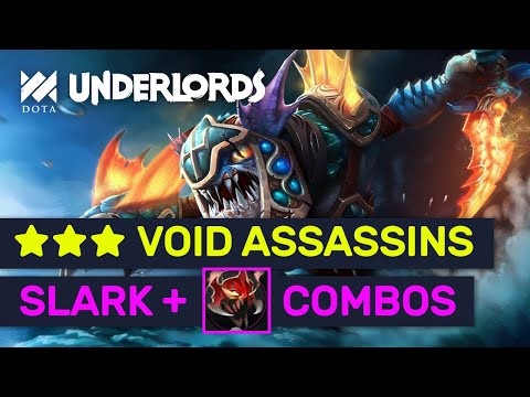 Void Assassins! Powerful Mid Game Assassins Build! | Dota Underlords