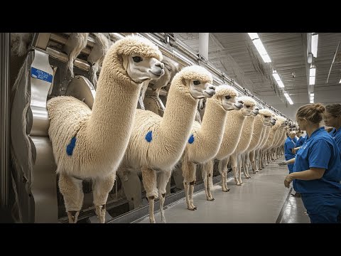 ALPACA Wool Processing: How Farmers Raise Alpacas for Fleece | Premium Fleece Production