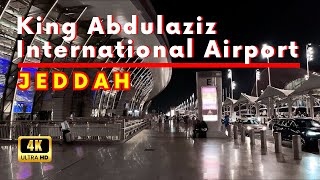 🇸🇦 King Abdulaziz International Airport Jeddah to Islamabad Airport || Walk Visit || #walkingtour