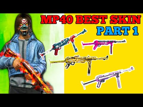 Best Mp40 Skin in Free Fire | Full Review Part 1