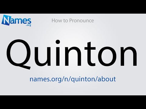 How to Pronounce Quinton