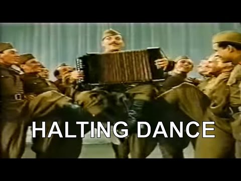 "Halting" soldier's dance - The Alexandrov Red Army Ensemble (1953)