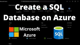 Set Up Microsoft Azure SQL Server and SQL Database on Azure Cloud | Tu